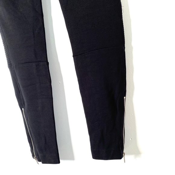 Diesel Black Zipper Moto Pants - Picture 8 of 11